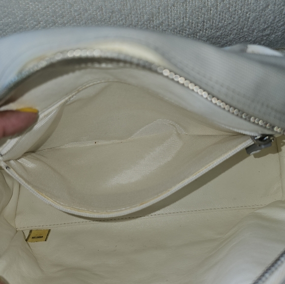 AUTHENTIC VINTAGE CANVAS CHANEL HANDLES BAG, USED CONDITION - Picture 11 of 15